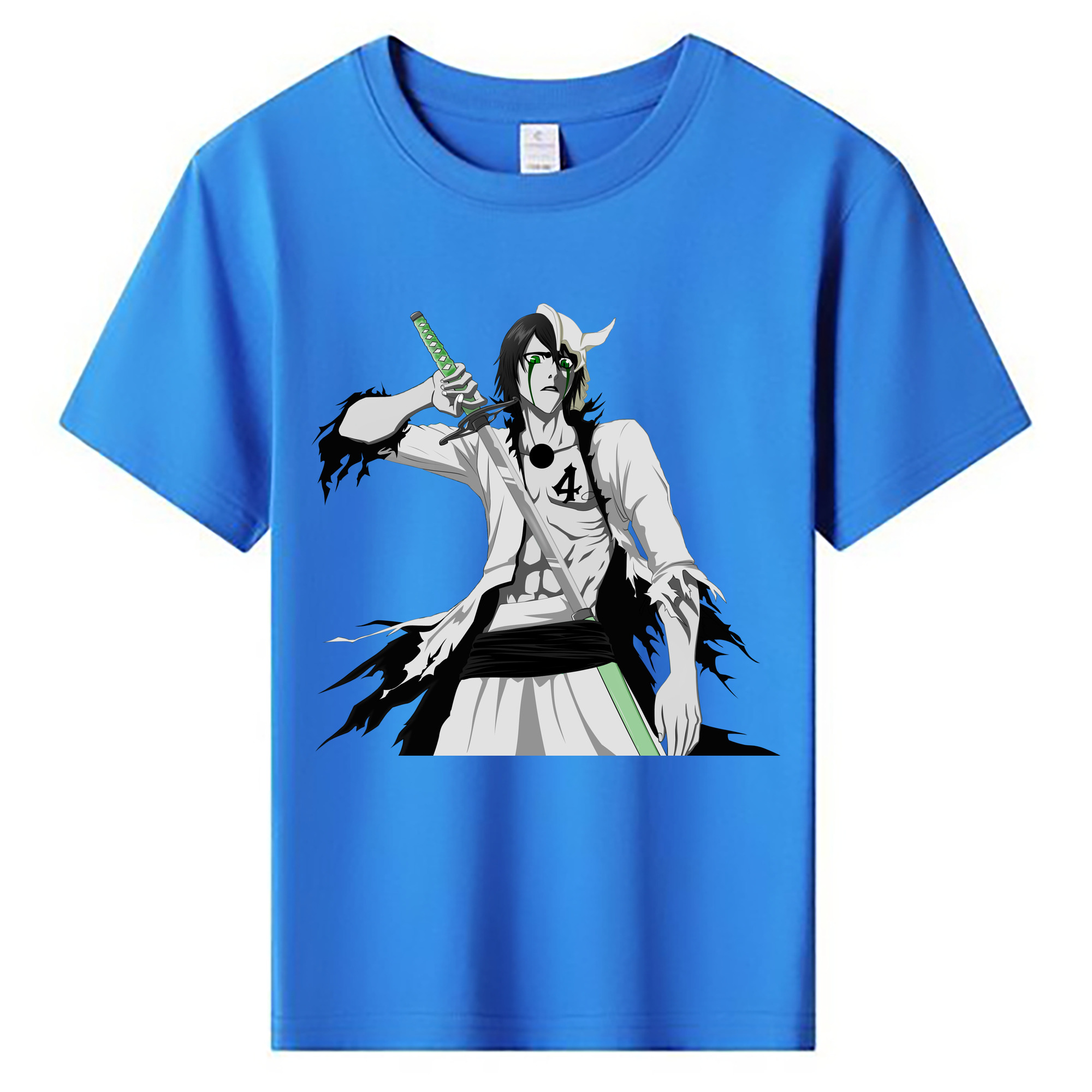 （画像用） ブリーチ ウルキオラ·シファー BLEACH Ulquiorra cifer 綿100％キッズTシャツ（フロントプリント）